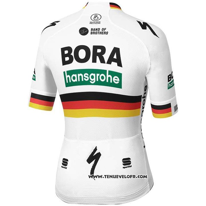 2020 Maillot Ciclismo Bora Champion Allemagne Manches Courtes et Cuissard